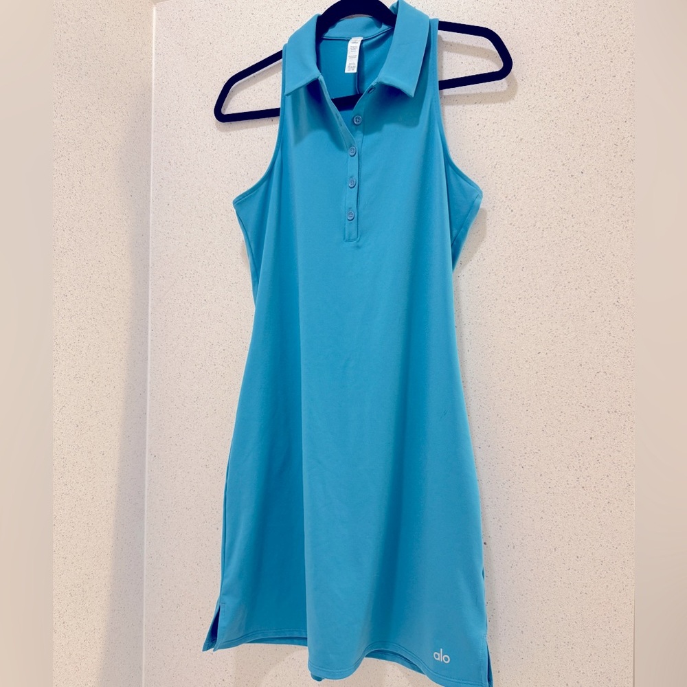 ALO Charmed tennis dress in BLUE SPLASH size M ❤️